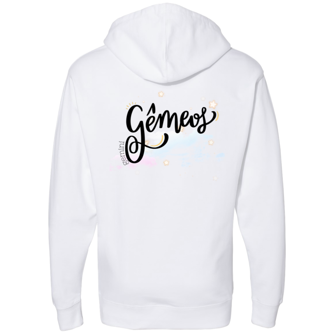 Gemini | Ladies' Back Midweight Hooded Sweatshirt