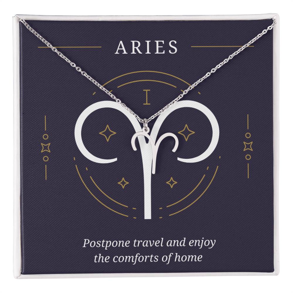 Aries Symbol Necklace