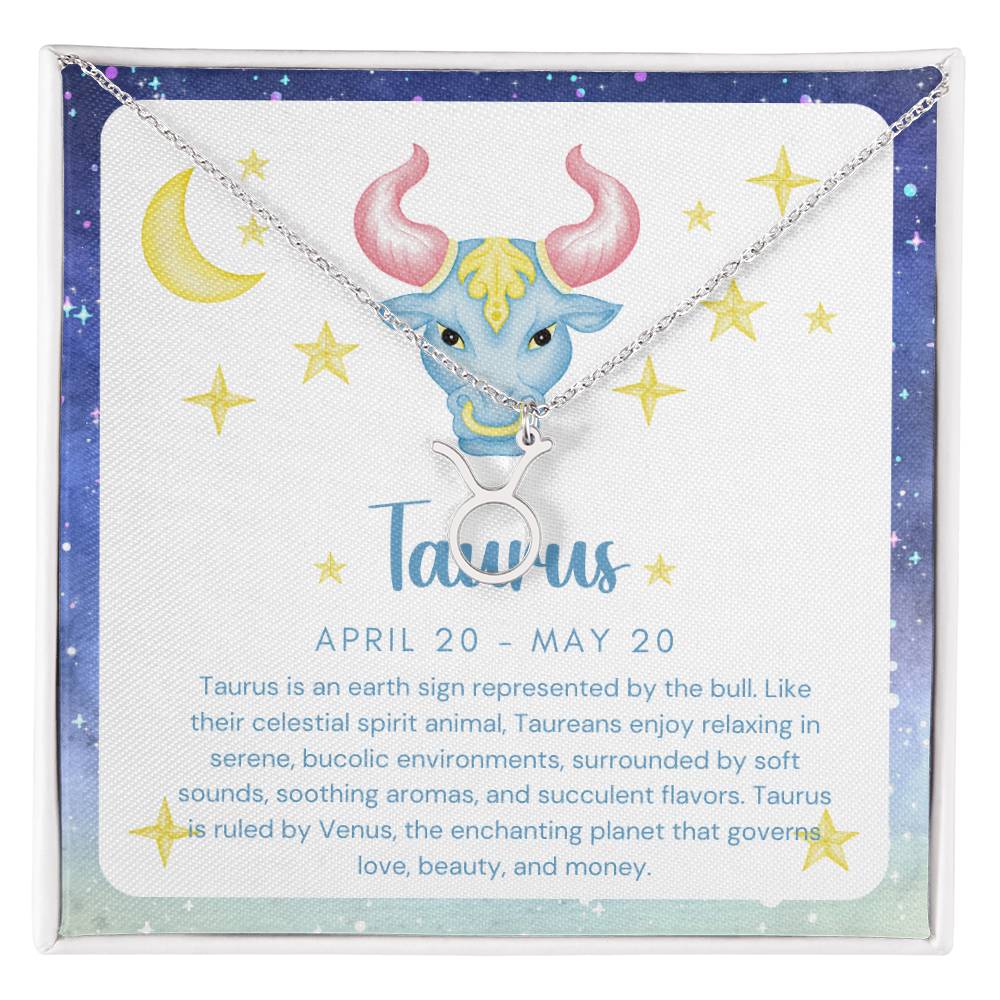 Taurus Zodiac Necklace