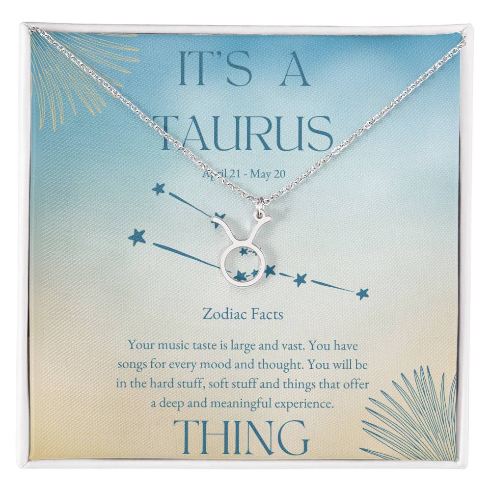 It's a Taurus Thing Necklace