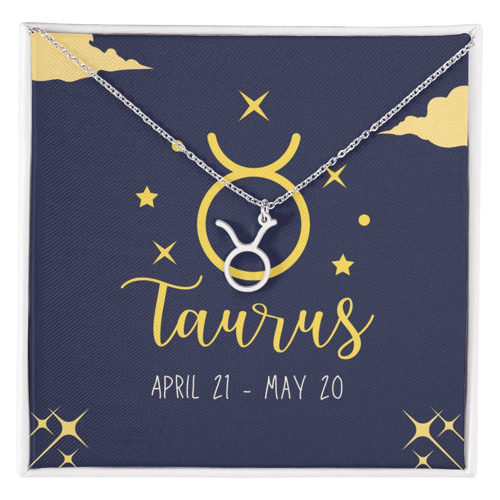 Taurus Zodiac Necklace