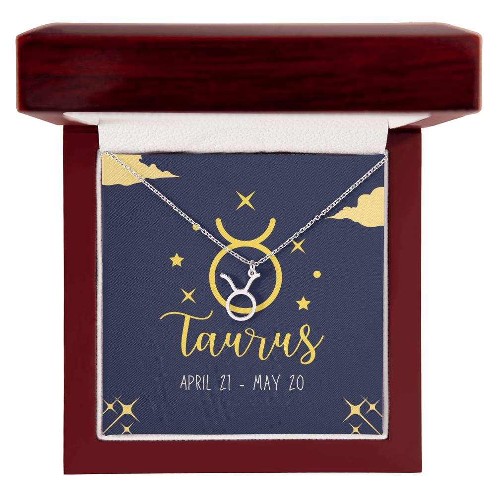 Taurus Zodiac Necklace