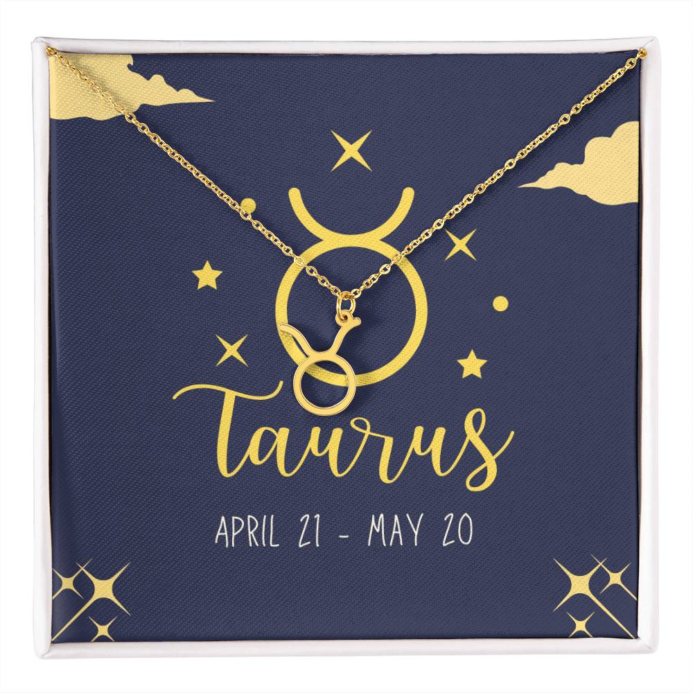 Taurus Zodiac Necklace