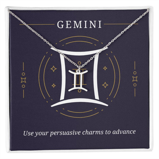 Gemini Symbol Necklace