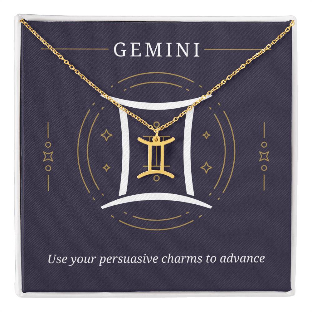 Gemini Symbol Necklace