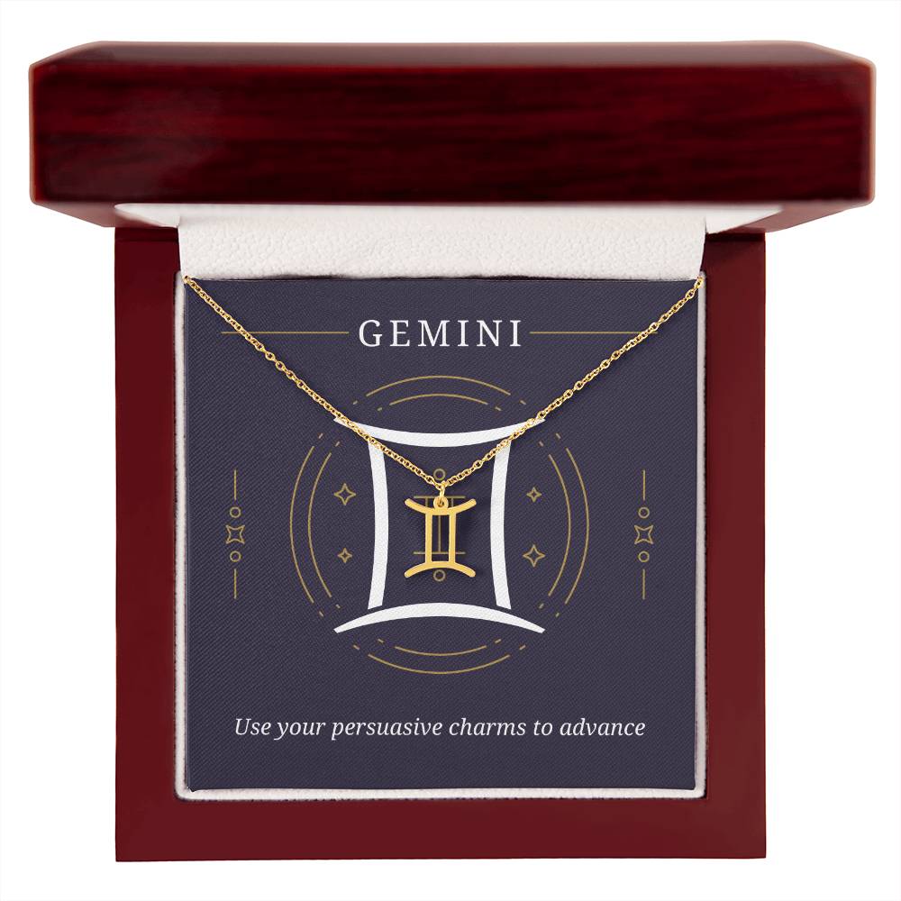 Gemini Symbol Necklace