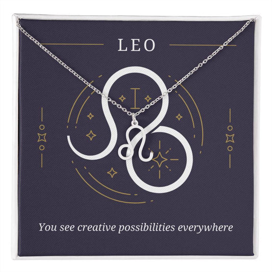 Leo Symbol Necklace