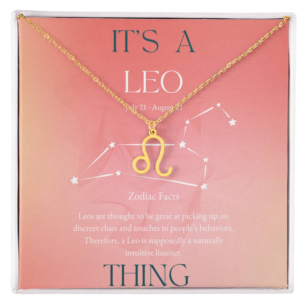 It's a Leo Thing Necklace