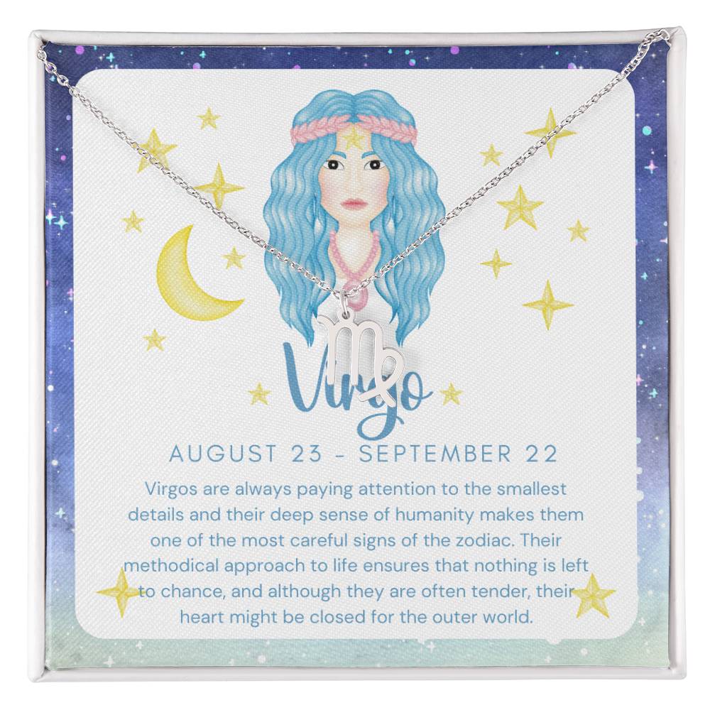 Virgo  Zodiac Necklace