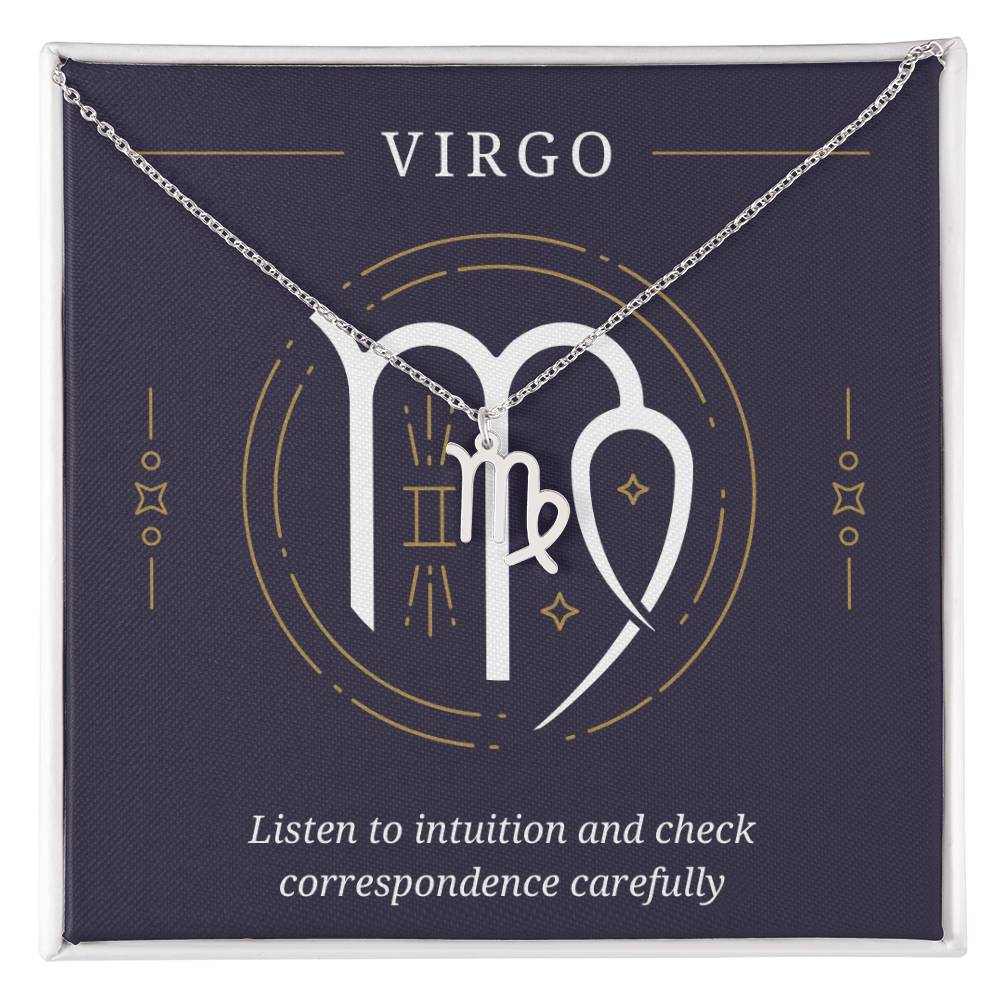 Virgo Symbol Necklace