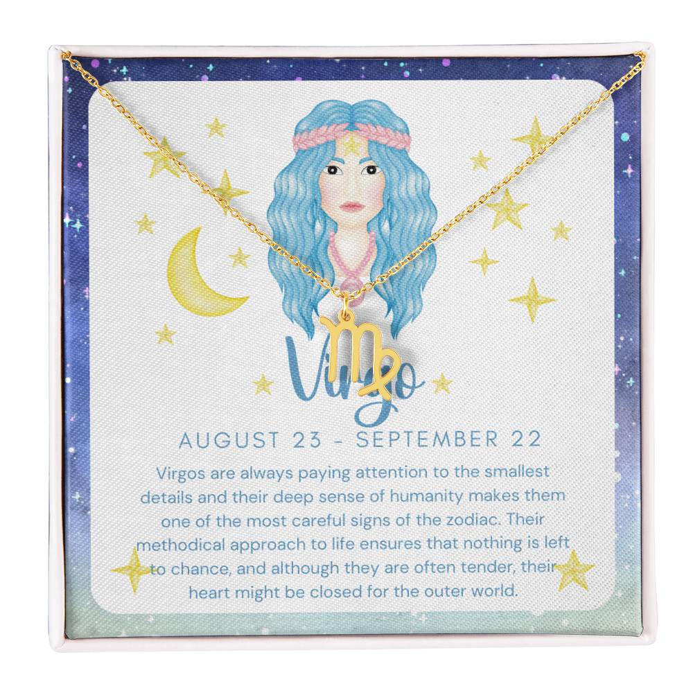 Virgo  Zodiac Necklace