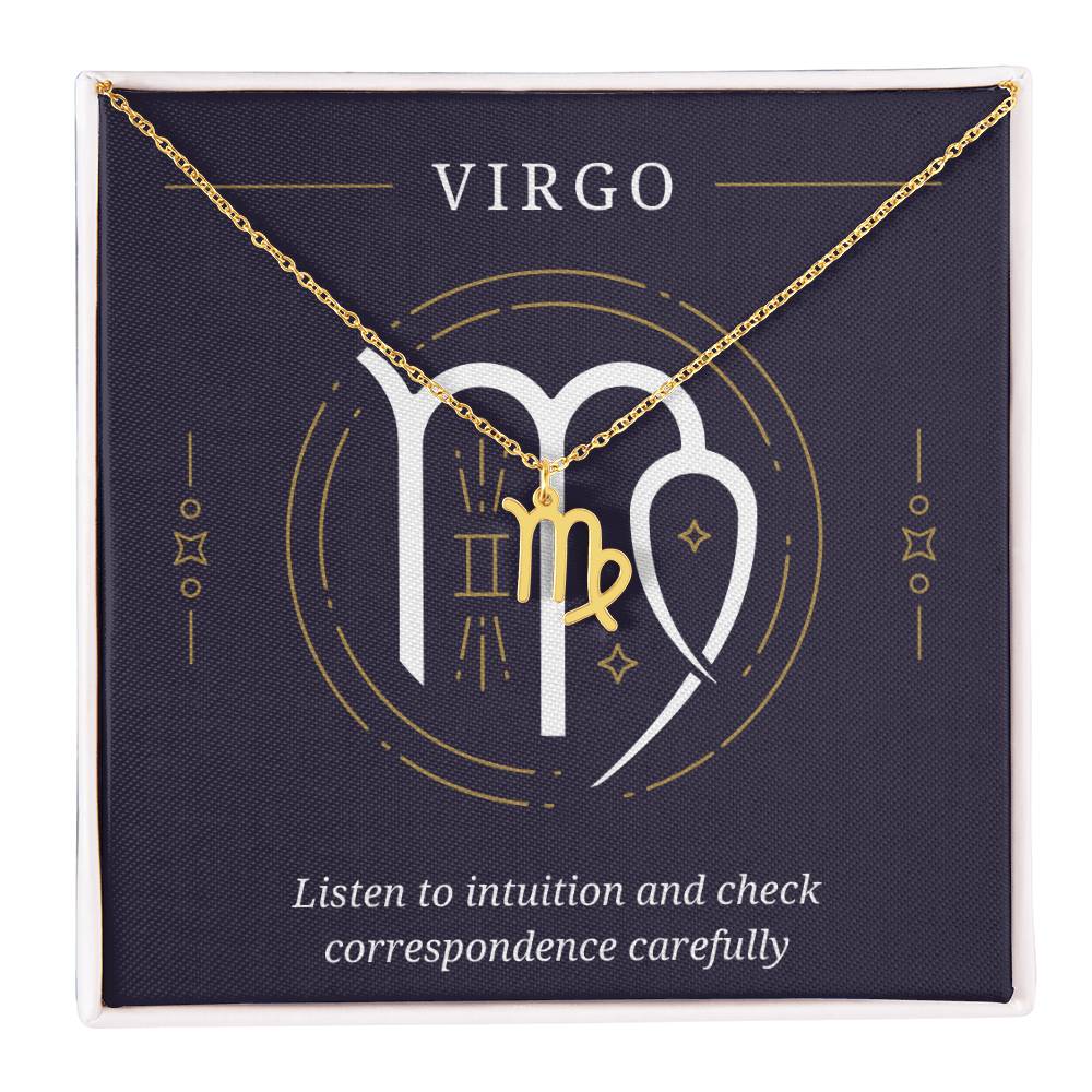 Virgo Symbol Necklace