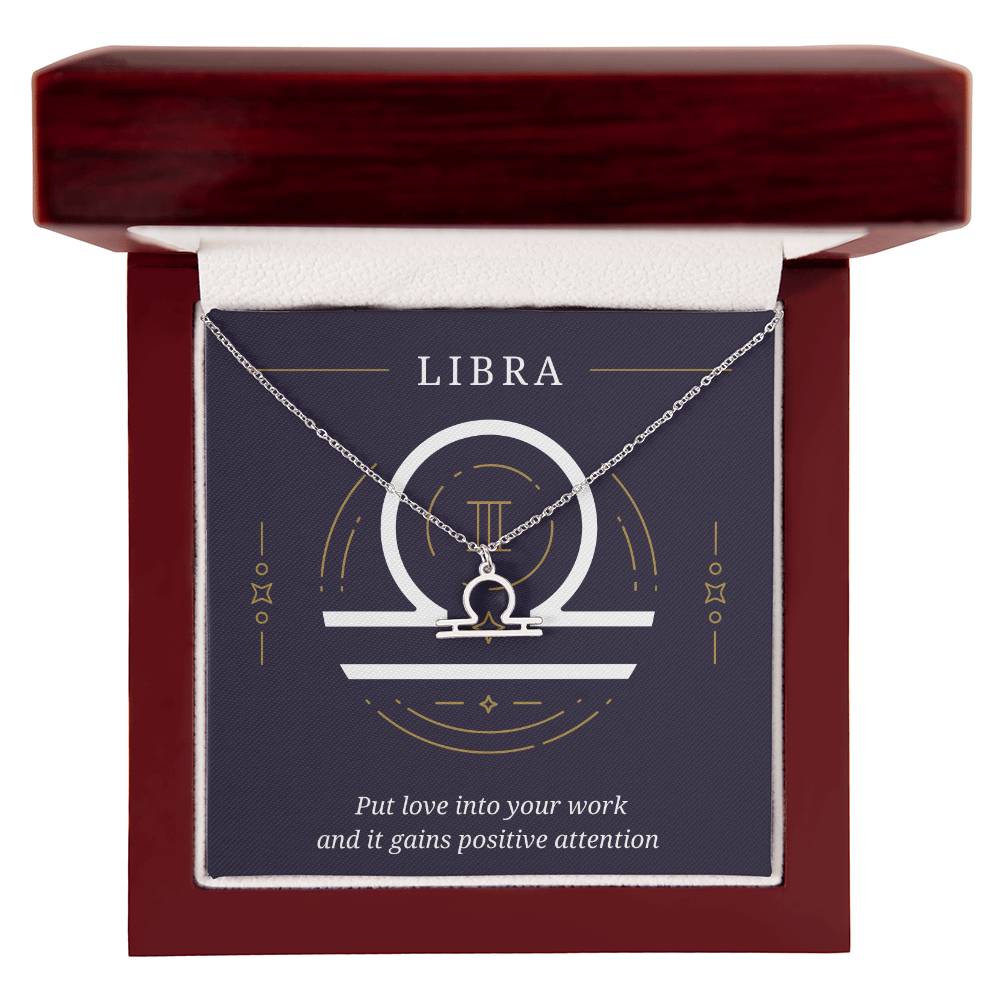 Libra Symbol Necklace