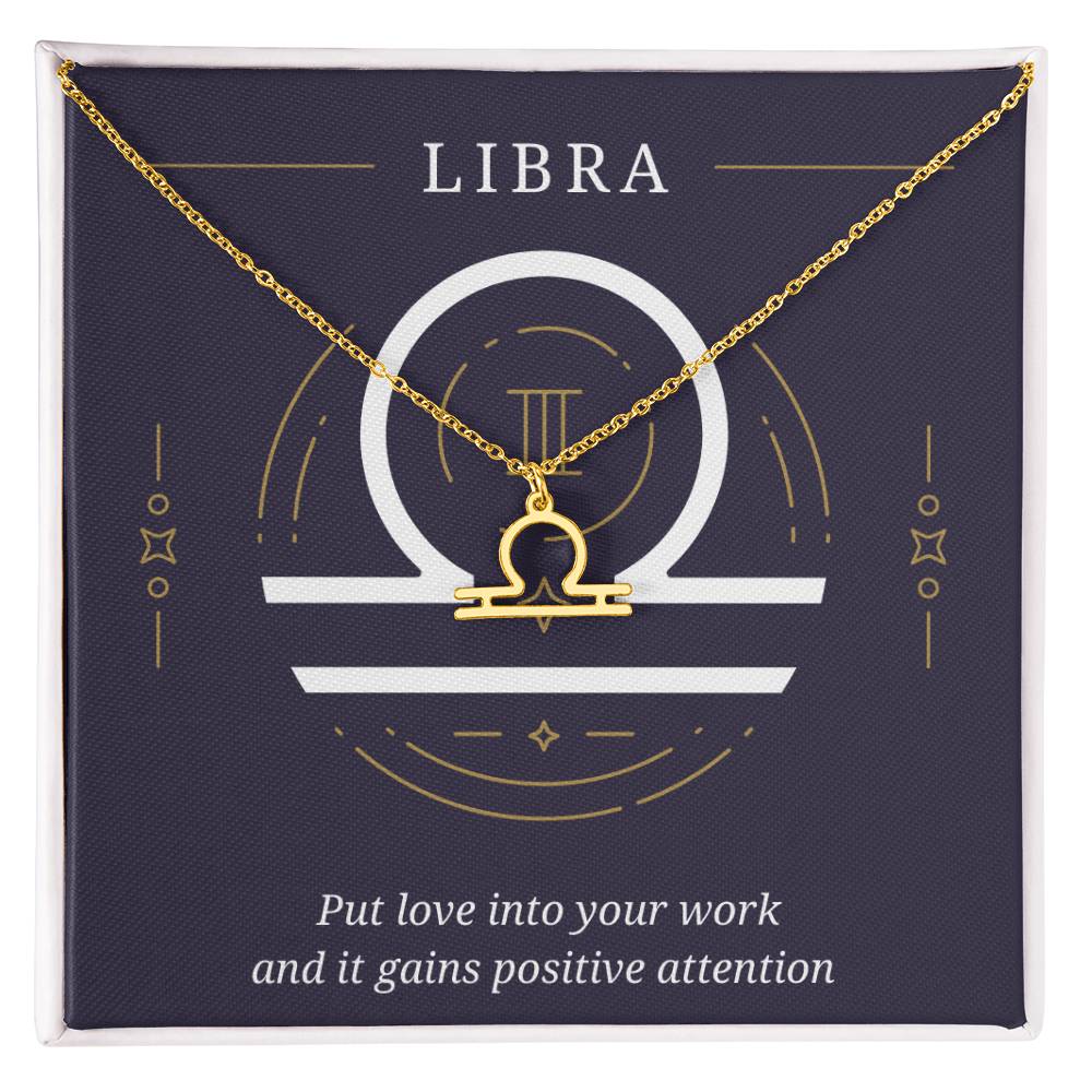 Libra Symbol Necklace