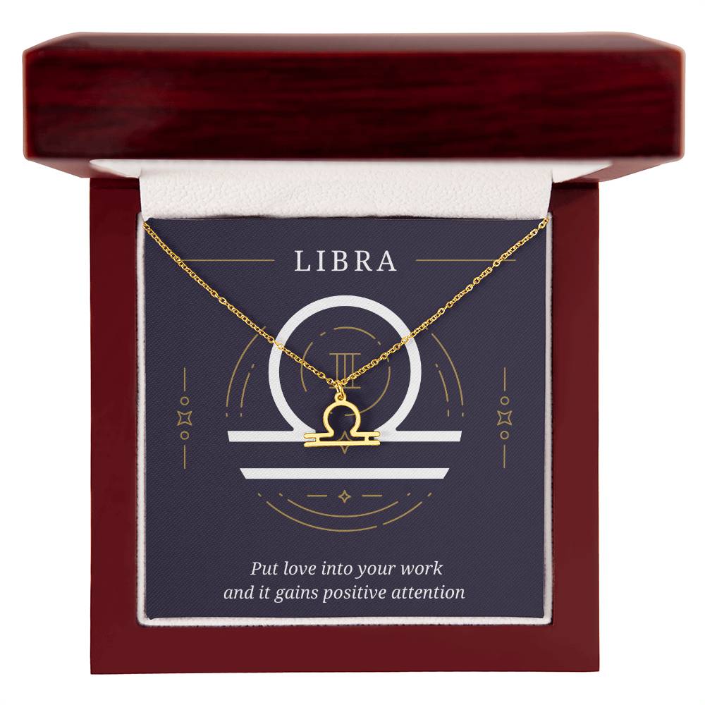 Libra Symbol Necklace