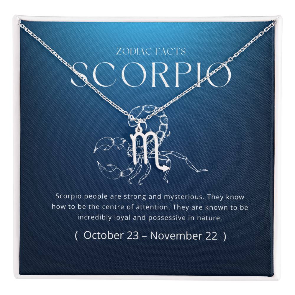 Scorpio Zodiac Necklace