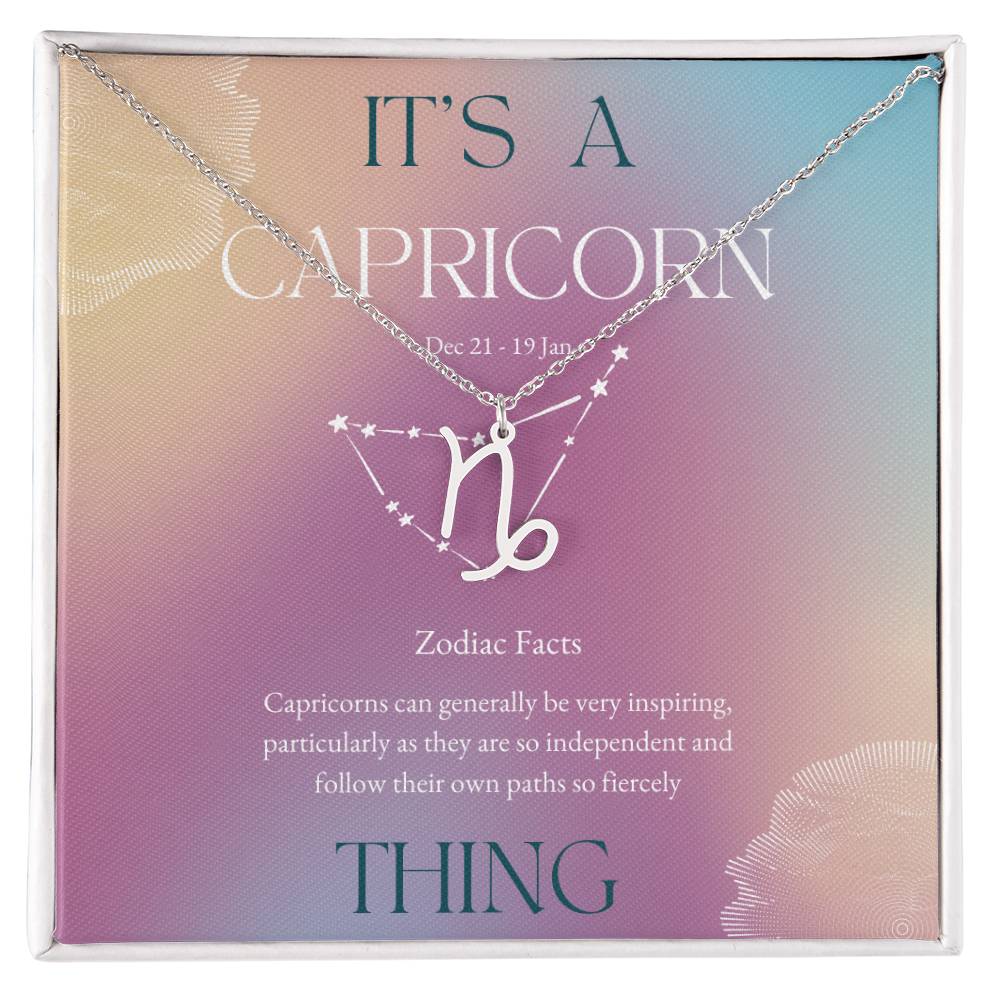 It's a Capricorn Thing Necklace