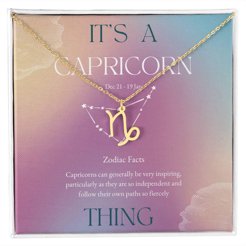 It's a Capricorn Thing Necklace